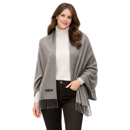 Gray Color : Cashmere Scarf Solid