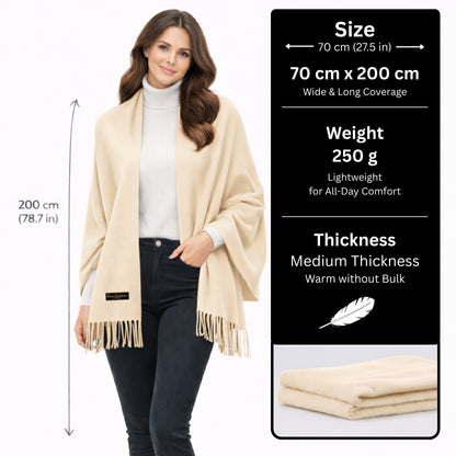 Beige Color : Cashmere Scarf Solid