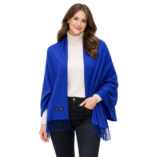 Blue Color : Cashmere Scarf Solid