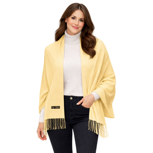 Cream Color : Cashmere Scarf Solid