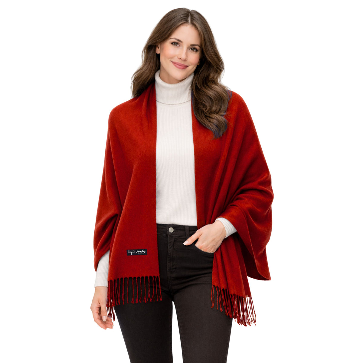 Maroon Color : Cashmere Scarf Solid