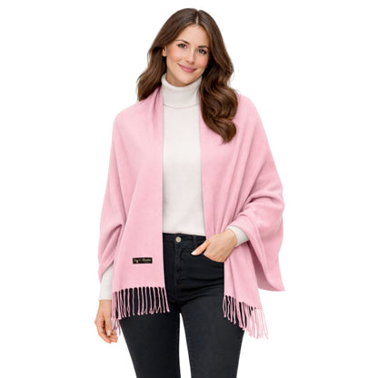 Pink Color : Cashmere Scarf Solid