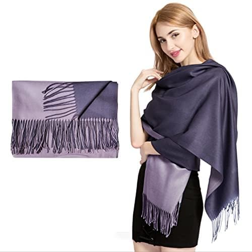 Cashmere Scarf Reversible Colors