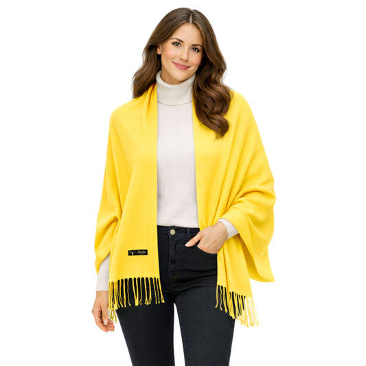 Yellow Color : Cashmere Scarf Solid