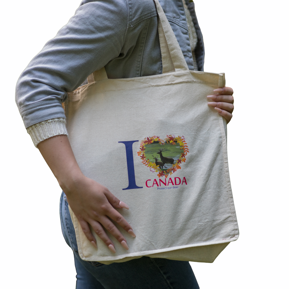 Eco-Friendly Cotton Tote Bags - Wild Life Collection