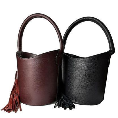 Leather Bucket Bag - Painted Hills Souvenirs